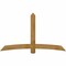 Ekena Millwork Bellingham Rough Sawn Timber Gable Bracket, Western Red Cedar, 84"W x 49"H x 4"D x 6"F, 14/12 Pitch GBW084X49X0406BEL00RWR - alternate 1